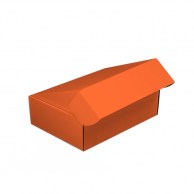 Коробка самосборная оранжевая 34х24х10 см (2 кг) картонная-1