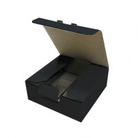 Коробка самосборная черная 9х9х3 см (0,5 кг)-2